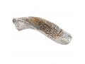 Sterling Silver Decorated Yemenite Shofar -Jerusalem