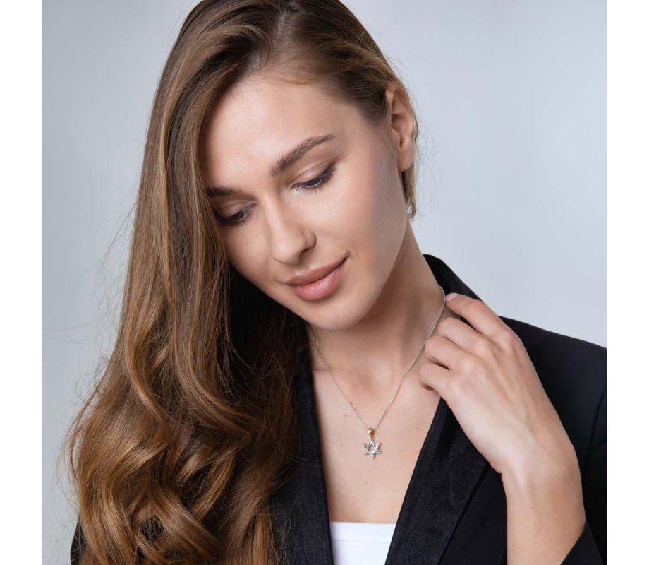 Sterling Silver Pendant Necklace - Star of David