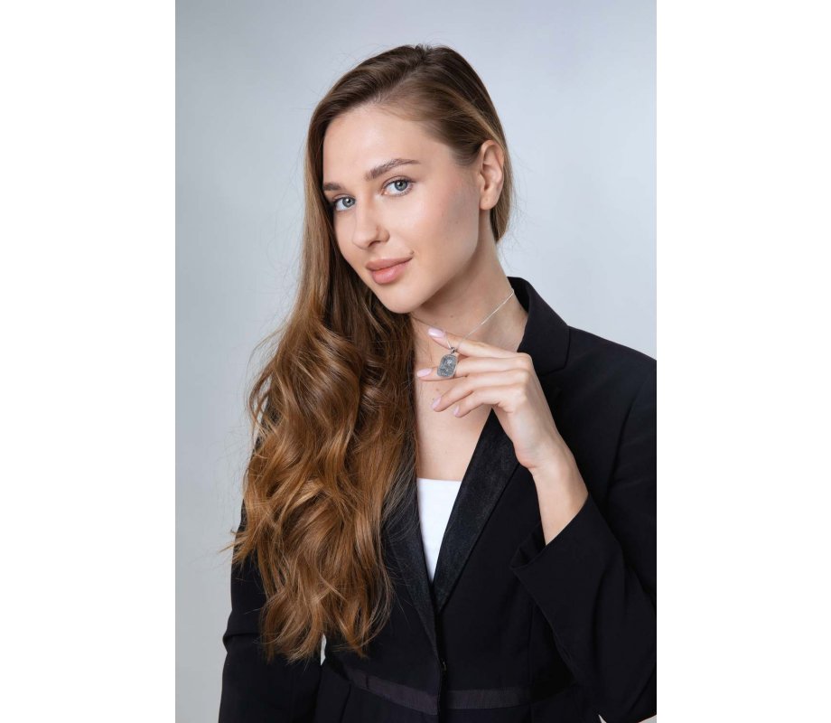 Sterling Silver Pendant Necklace - Chai, Seven Branch Menorah and Yisrael