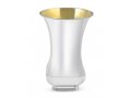 Sterling Silver Shabbat Kiddush Cup Set - Curving Style