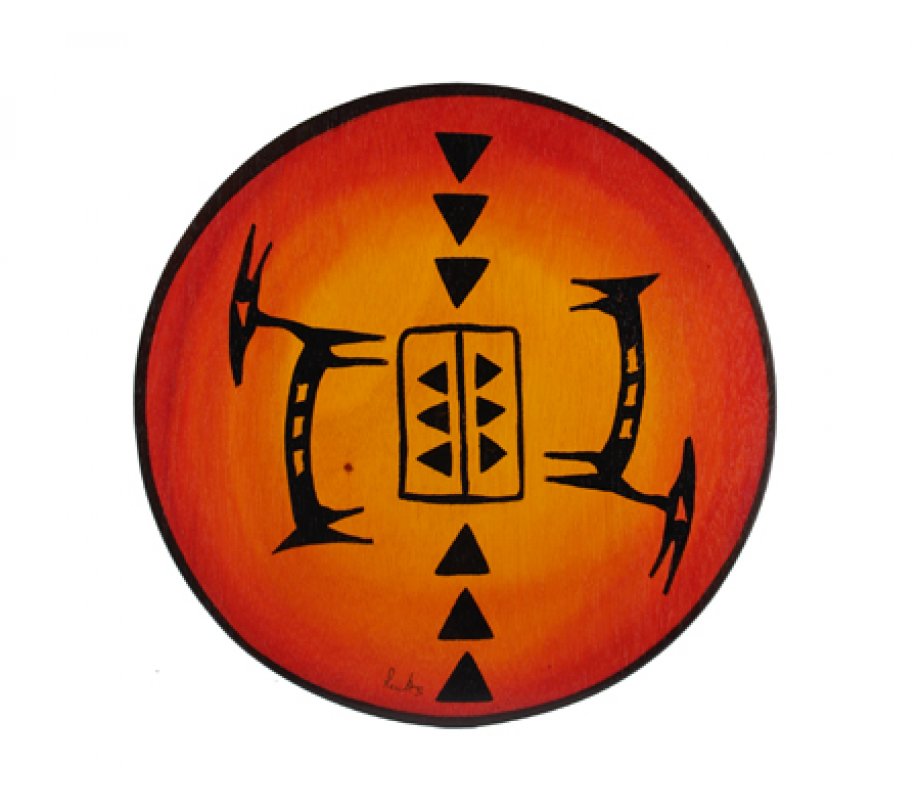 Sun Design Round Placemat - Kakadu