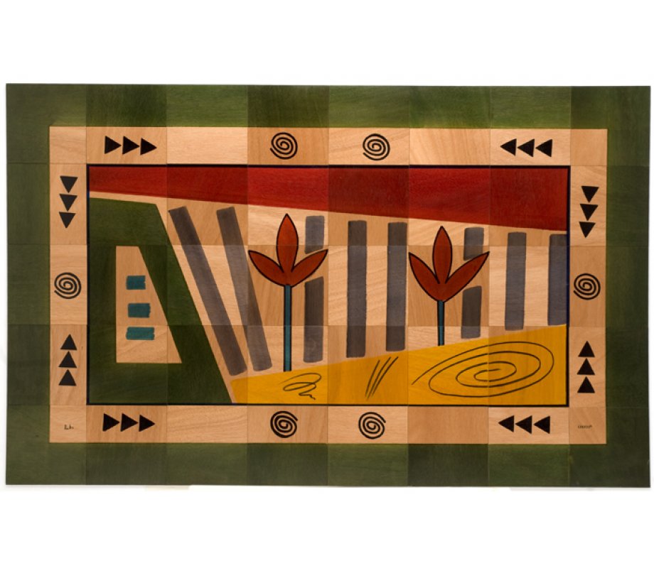 Sun Stems Floor Mat - Kakadu