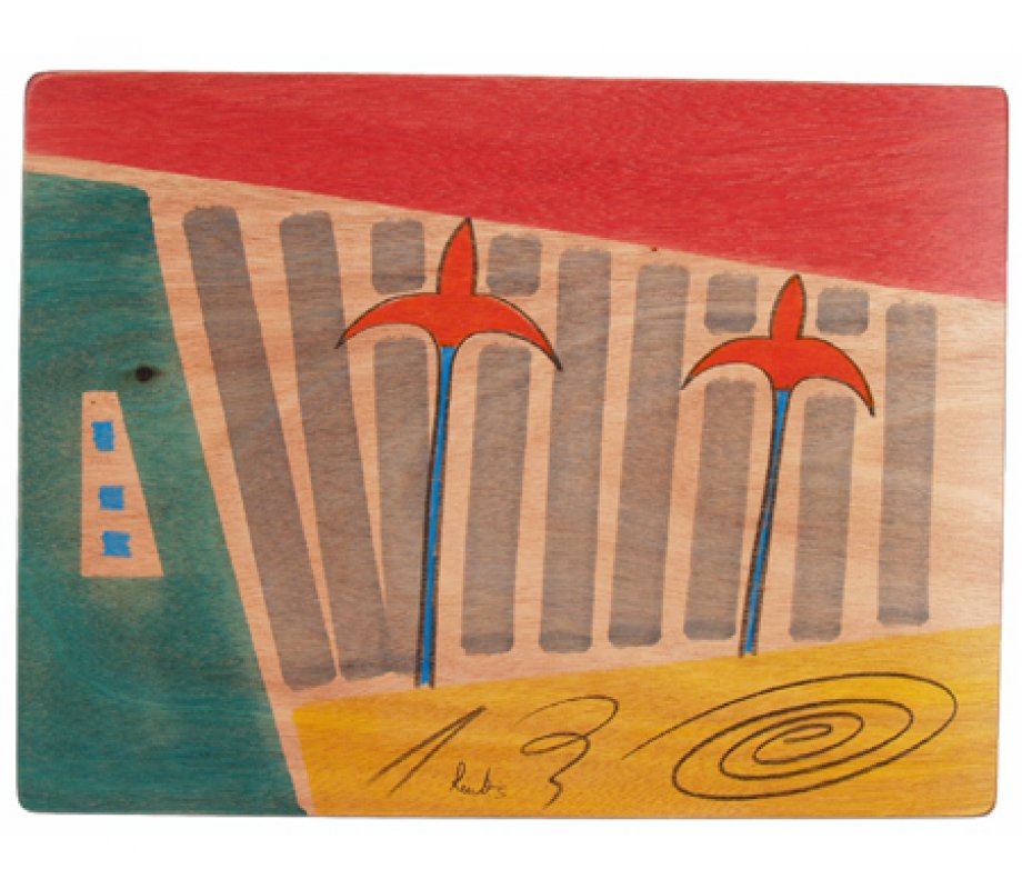 Sun Stems Rectangular Placemat - Kakadu