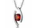 Swarovsky I Love You Eye Necklace in Silver- Nano