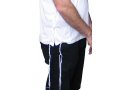 T-Shirt with Tzitzit Attached Adult Size - White