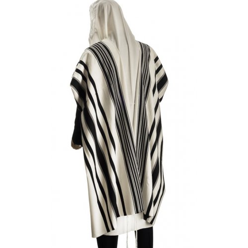 Talitania Prima AA Tallit Premium - Black Stripes