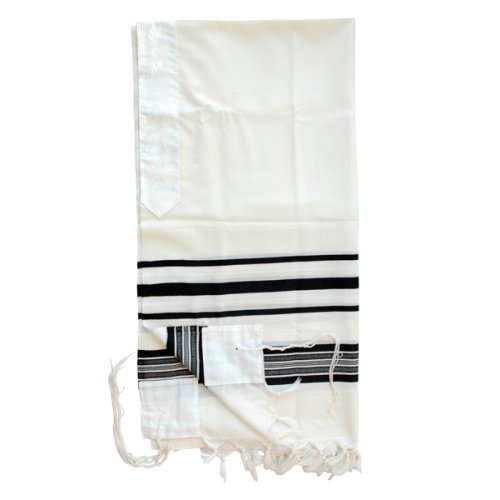 Talitania Prima AA Tallit Premium - Black Stripes