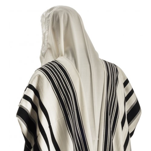 Talitania Prima AA Tallit Premium - Black Stripes