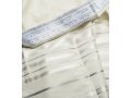 Talitania Wool Tallit - White and Silver Stripes