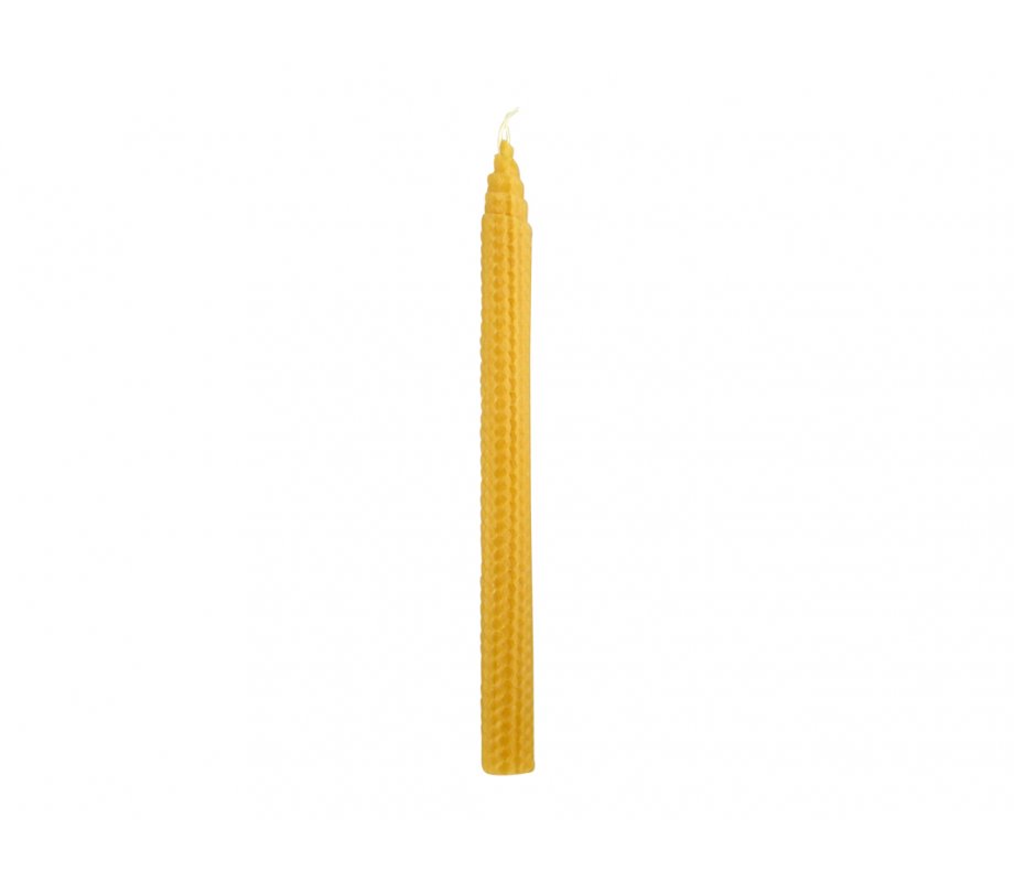 Tall Havdalah Candle - Honeycomb