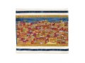 Tallit Bag Embroidered with Panoramic Jerusalem, Gold - Yair Emanuel