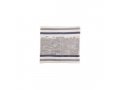 Tallit Bag Embroidered with Panoramic Jerusalem, Silver - Yair Emanuel