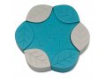 Teal Anodized Aluminum Travel Candle Holders, Leaf Collection - Avner Agayof