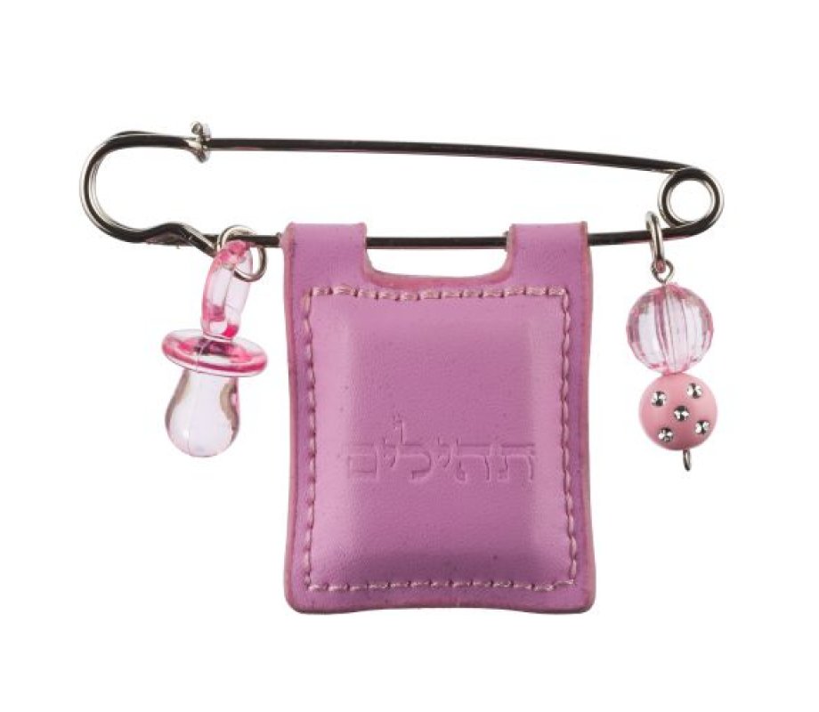 Tehillim Psalms Pin for Baby Carriage, Stroller or Crib - Choice of Colors