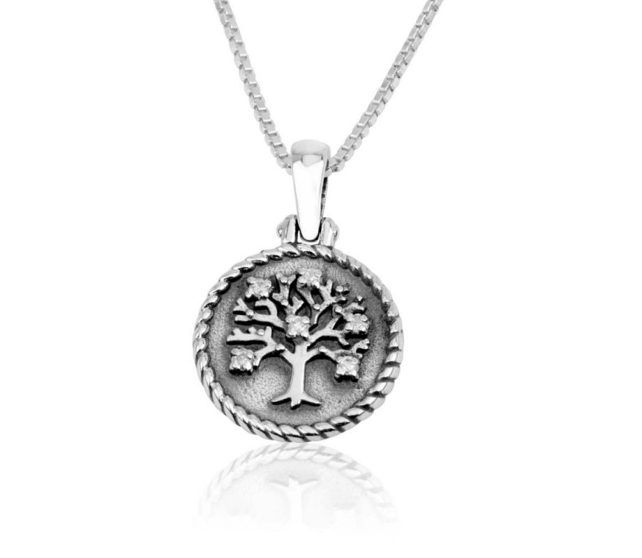 Tree of Life Pendant Necklace - Sterling Silver