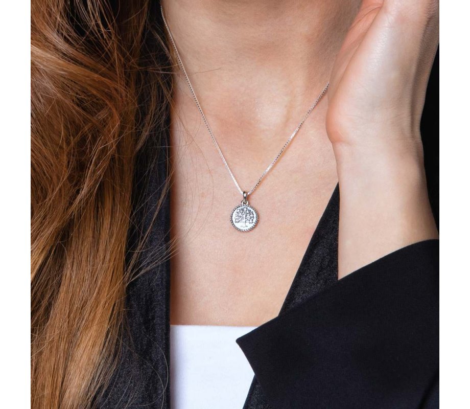 Tree of Life Pendant Necklace - Sterling Silver