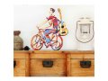 Troubadour Rider Free Standing Double Sided Bicycle Sculpture - David Gerstein