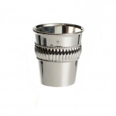 Two Small Kiddush Cups for Junior - Decorative Design - Holds 100 mnl, Reviis