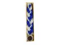Two in One, A Blue and White Braided Havdalah Candle with spice Box