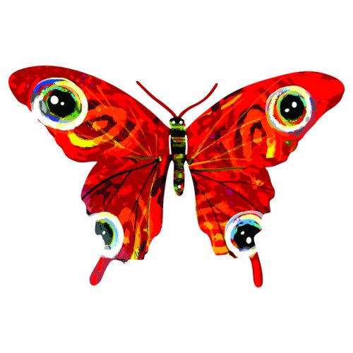 Vered Butterfly Double Sided Steel Wall Sculpture - David Gerstein