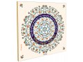 Wall Plaque with Psalm Blessings in Circular Floral Display - Dorit Judaica