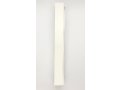 White Anodized Aluminum Mezuzah Case, Wave Design - Adi Sidler