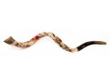 White Background Pomegranate Hand Painted Yemenite Shofar