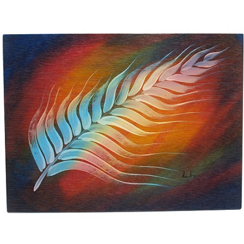 White Plume Rectangular Placemat - Kakadu