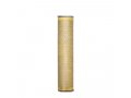 Wide Cutout RoundedGold Mezuzah Case, Stars of David - Yair Emanuel