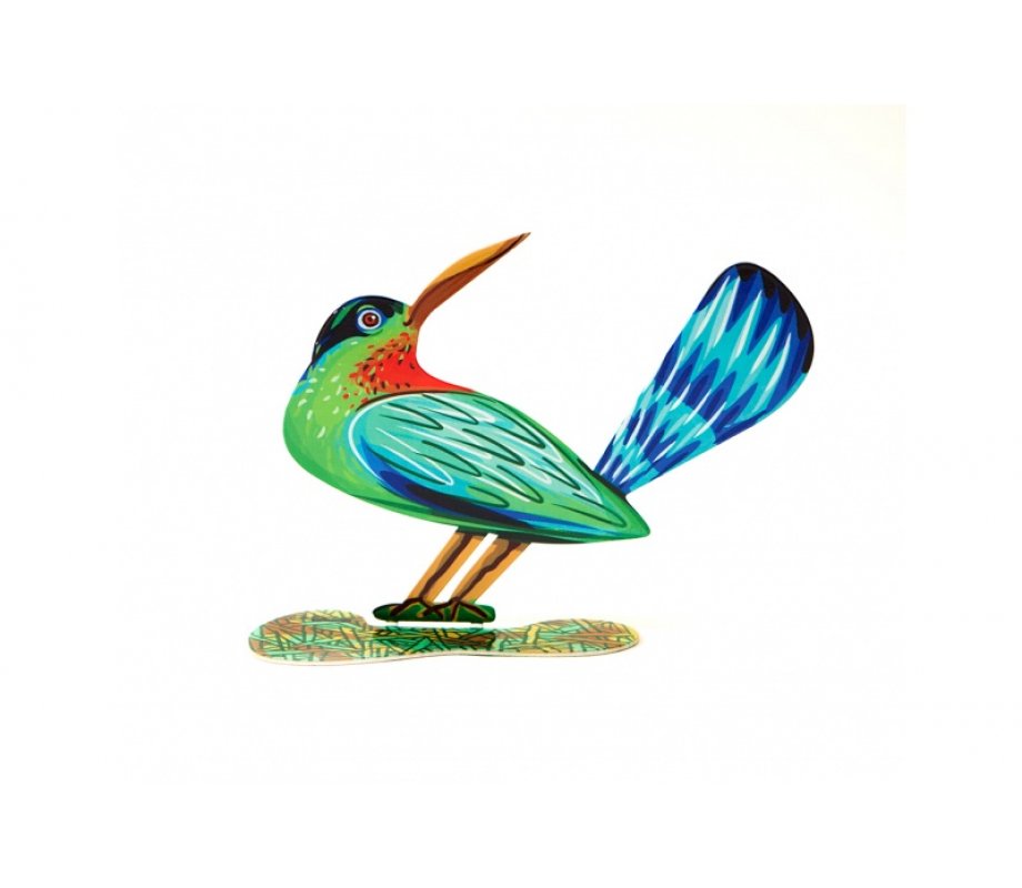 Winning Bird Free Standing Double Sided Steel Sculpture - David Gerstein