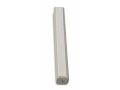 Wood Mezuzah Case, Cream Color with Gold Shin Outline - Selection for Lengths