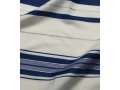 Wool Tallit Prayer Shawl by Talitnia - Blue & Silver Stripes