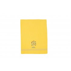 Yellow Dish Towel with Pomegranate Tree - Yair Emanuel