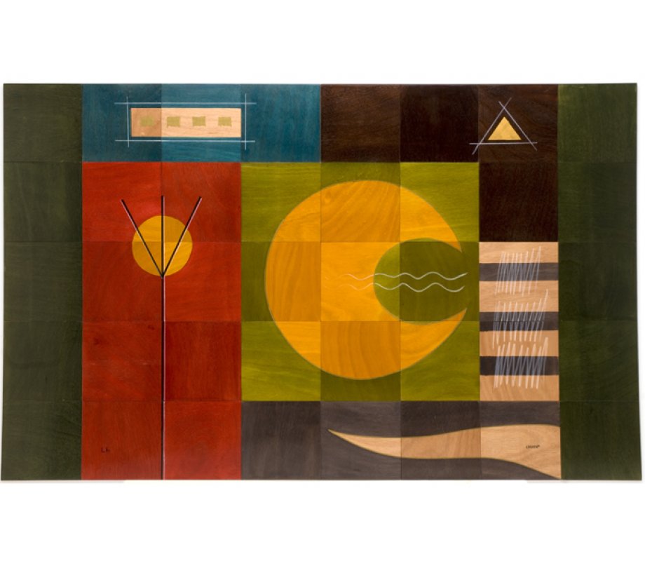 Yellow Moon Floor Mat - Kakadu