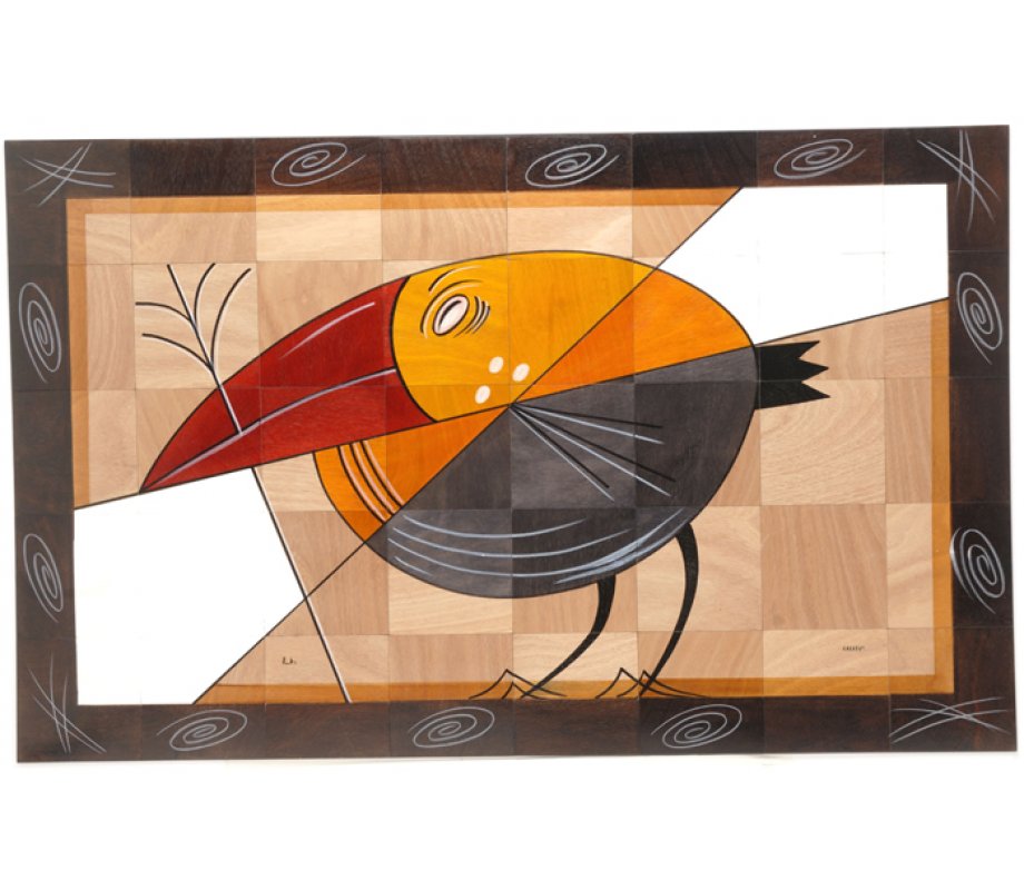Zipi the Bird Floor Mat - Kakadu