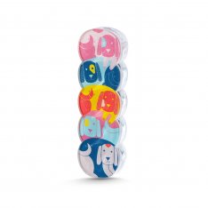 Colorful Dogs Israel Museum Acrylic Mezuzah Case